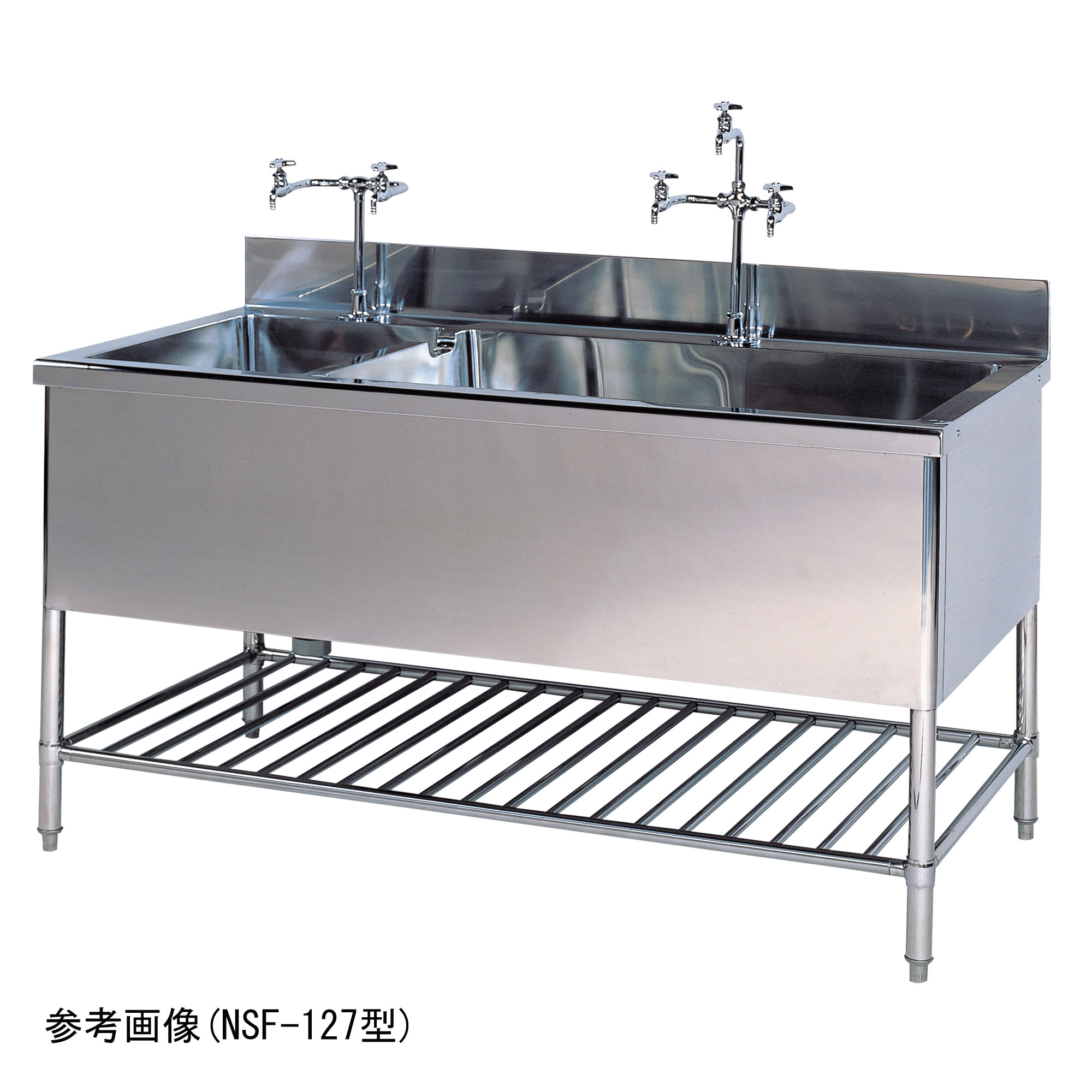 柴田科学流台（双水槽）NSF-187型