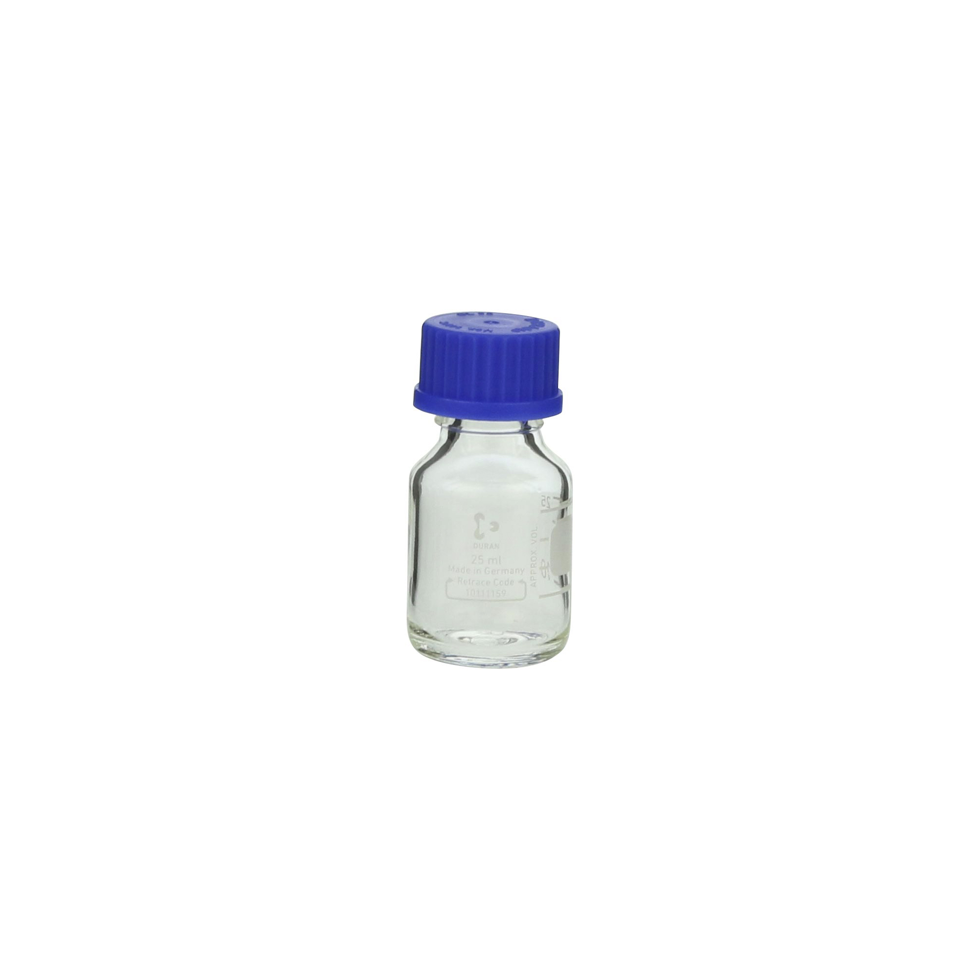柴田科学螺纹口瓶带蓝帽25mL