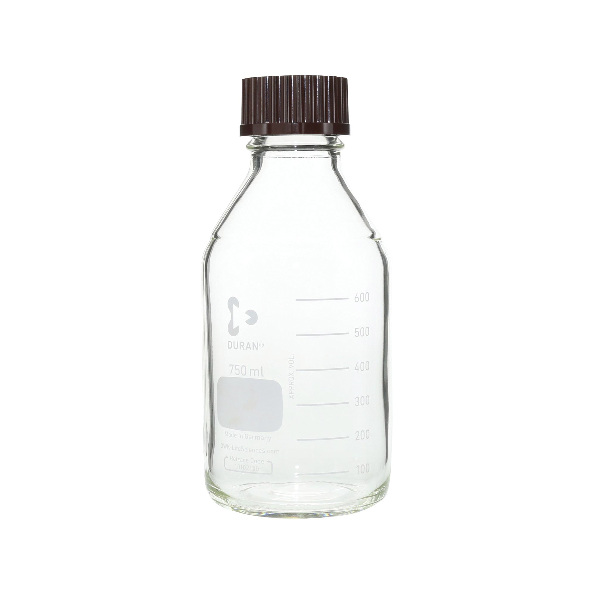 柴田科学螺纹口瓶（量瓶）带红帽750mL