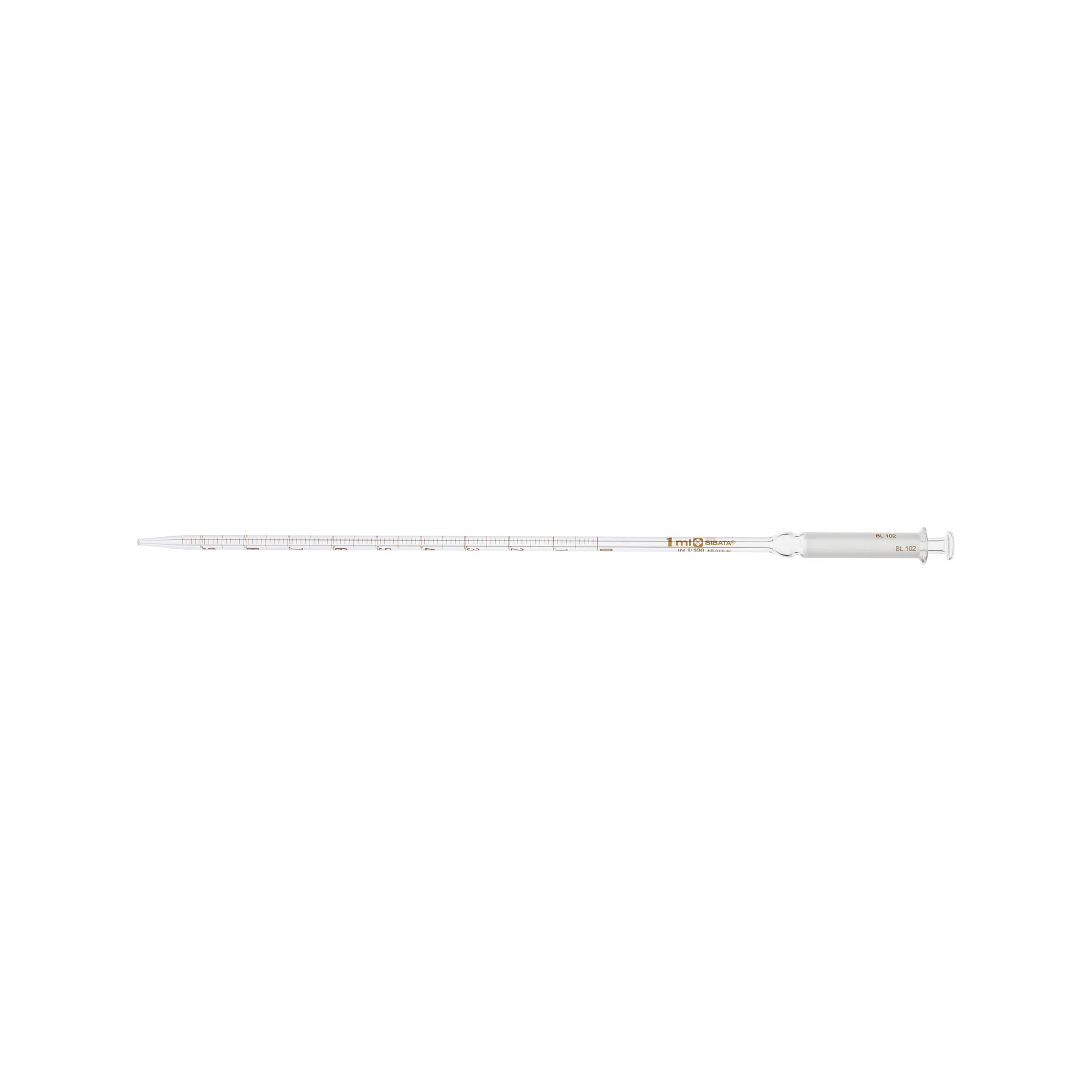 柴田科学毒药移液管雌移液管形1mL