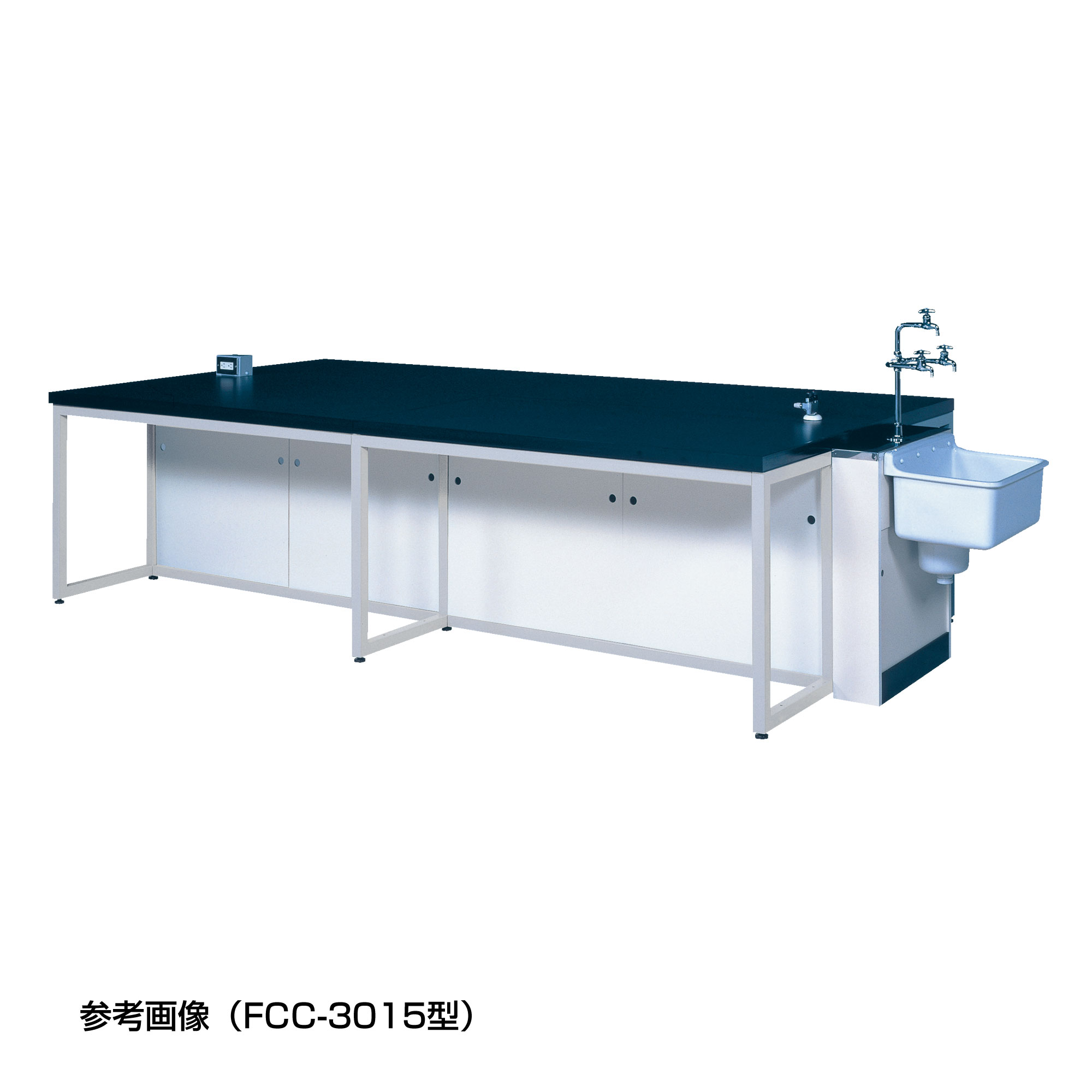 柴田科学中央实验台钢框架制（带陶制流动）FCC-3612型