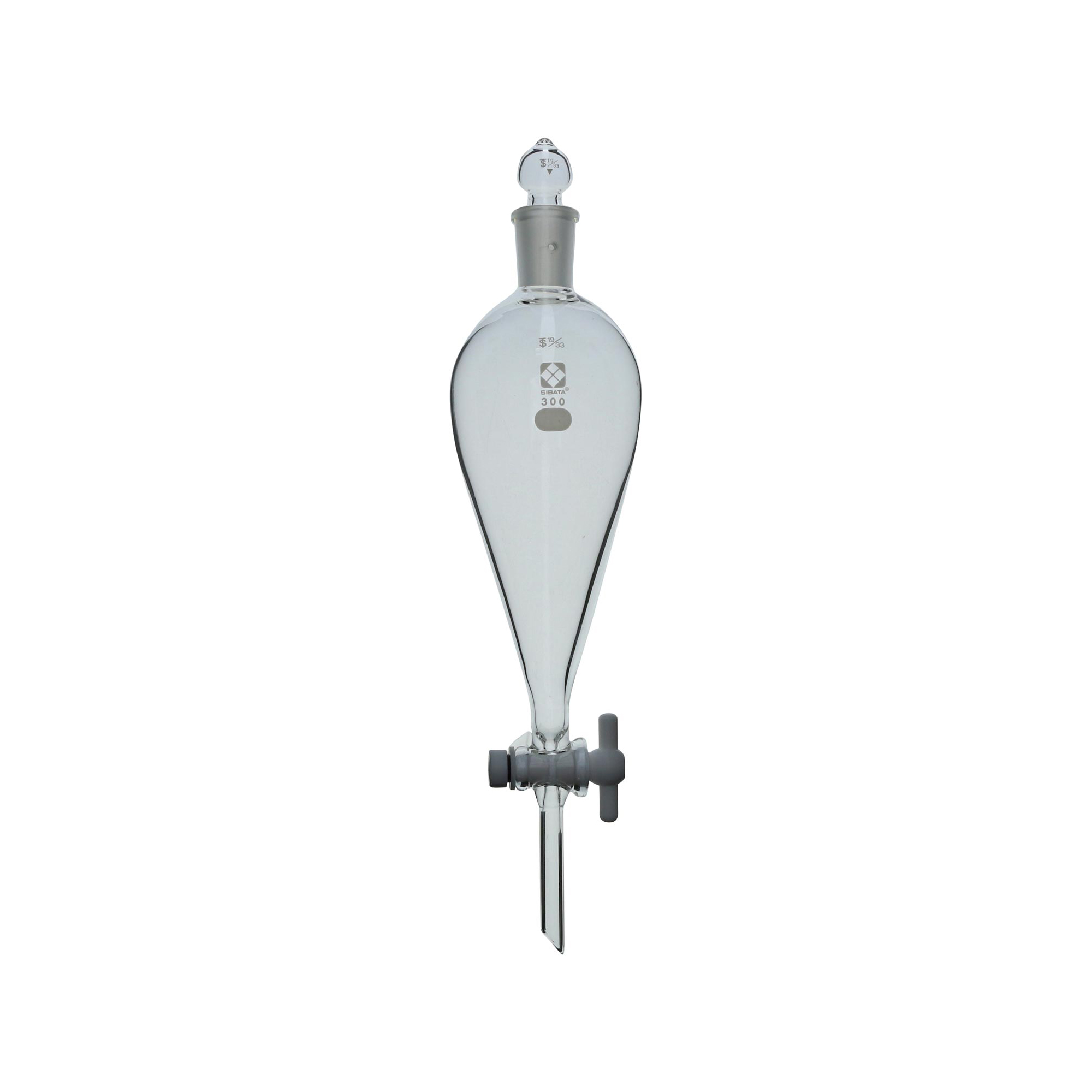 柴田科学分液低槽型PTFE旋塞付300mL