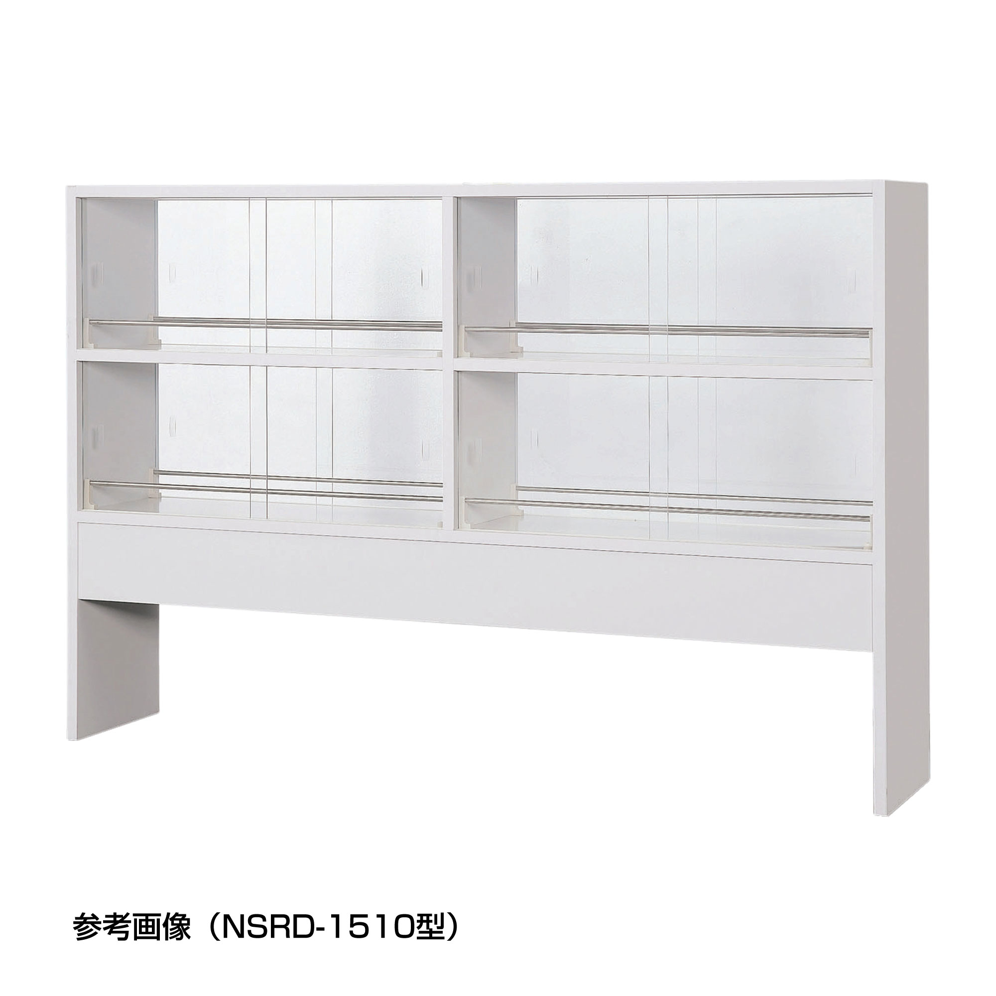 柴田科学实验台用试剂架（双面玻璃门2段架型）NSRD-0910型
