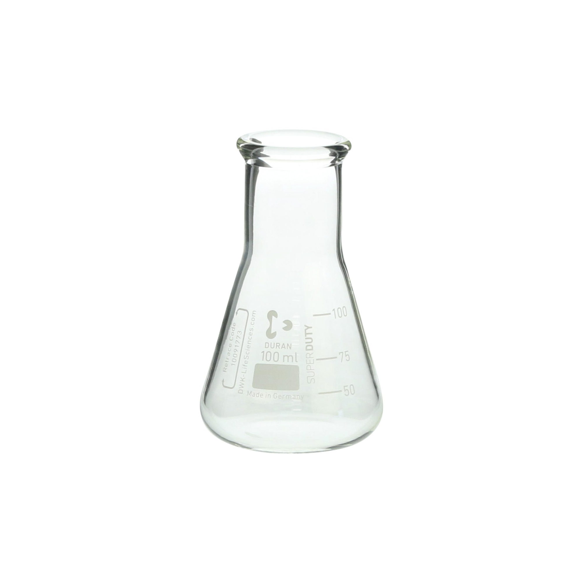 柴田科学超厚三角烧瓶广口100mL