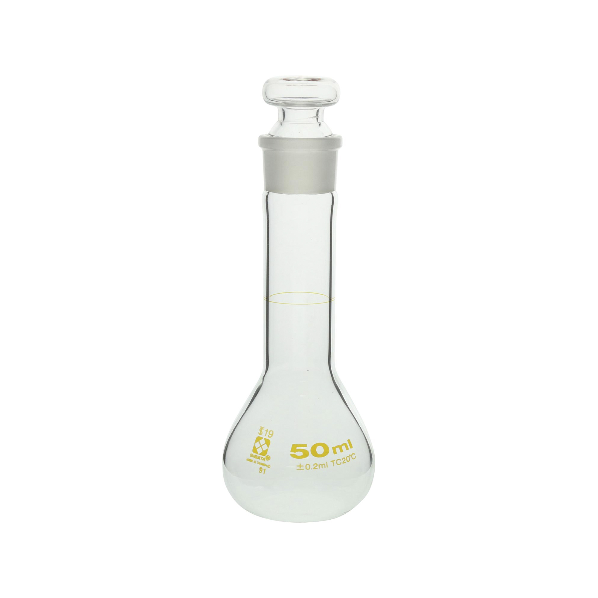 柴田科学雌烧瓶短形50mL