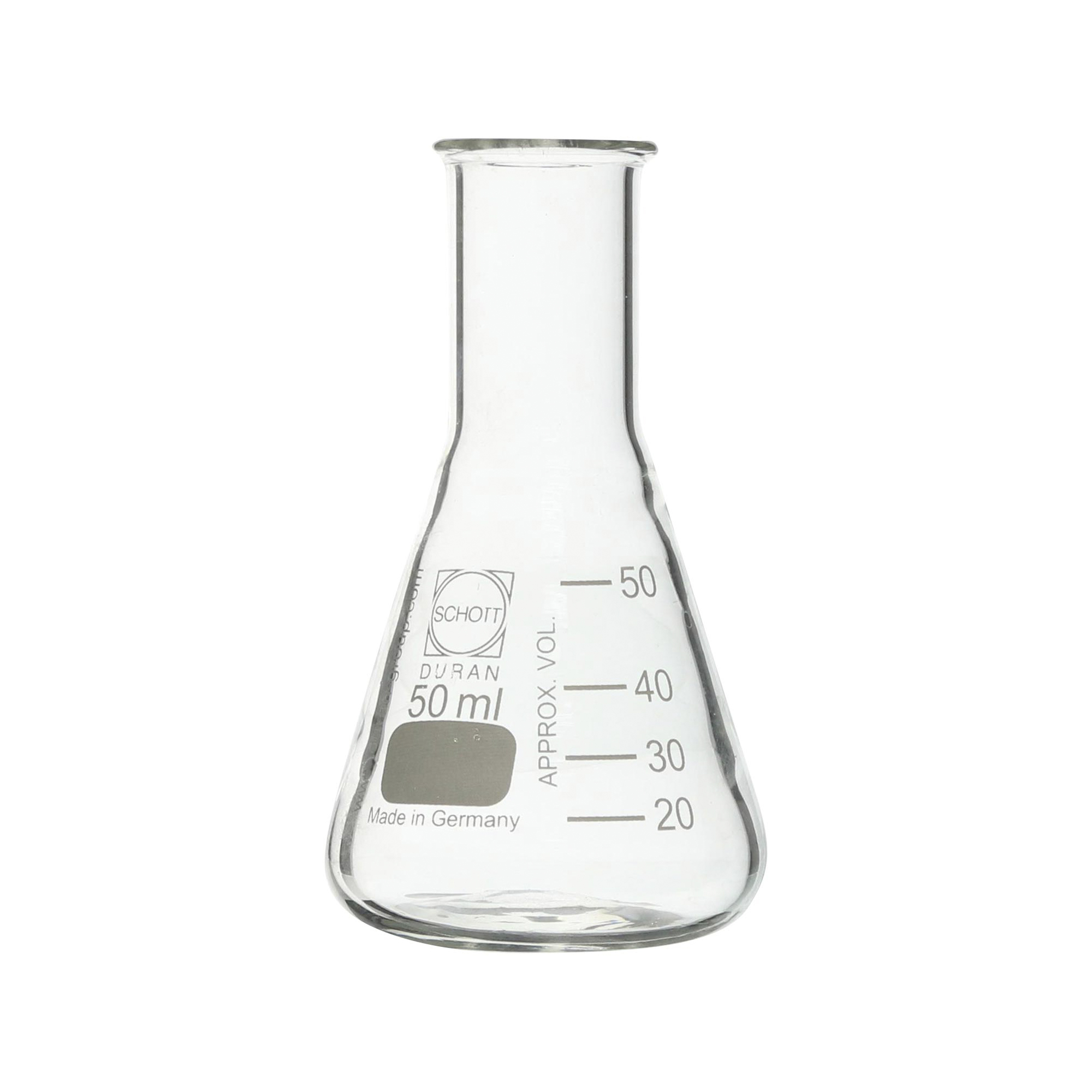柴田科学超级厚三角烧瓶细口50mL