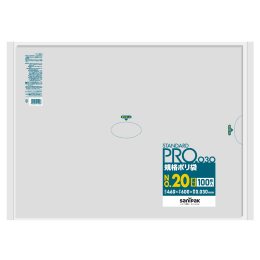 STANDARD PRO规格塑料袋L20 20号0.03t透明100P×10册