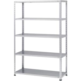 不锈钢轻型货架150 kg/段SUS4301800 H×1500W×300D×5