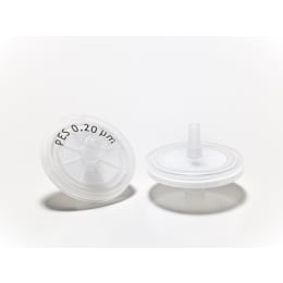 ABLUO注射器过滤器Φ13 mm FLL/MLS PP透明外壳PES，0.20µm 100 pc