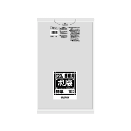 業務用ポリ袋 L99G 特厚 120L 透明 10P×10冊