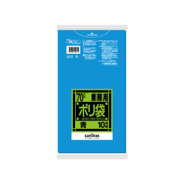 商用塑料袋K7170L蓝色10P×40册