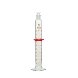 带塞子量筒超级级通用滑动玻璃平栓100mL
