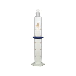 带塞子量筒定制A通用滑动玻璃平栓500mL