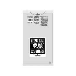 業務用ポリ袋 L78G 特厚 70L 透明 10P×10冊