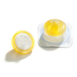 ABLUO注射器过滤器Φ25 mm FLL/MLL丙烯酸绿色CA 0.80µm无菌50 pc