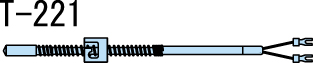 日本东京理化拜约内特K热电偶T-221-5000-EXA-Y-K(引线长度：5m)