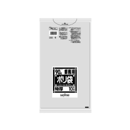 業務用ポリ袋 L98G 特厚 90L 透明 10P×10冊