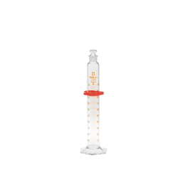 带塞子量筒定制A通用滑动玻璃平栓100mL