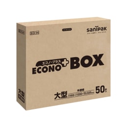 エコノ・プラス BOX大型E04 120L半透明 50P×4個