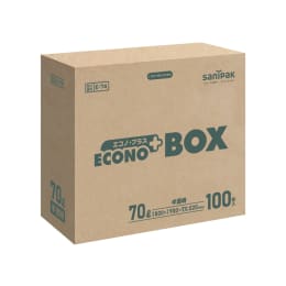 エコノ・プラス BOX E74 70L 半透明 100P×5個