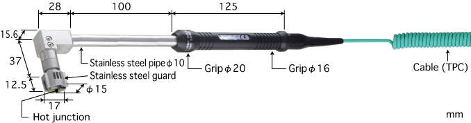 日本安立ANRITSUE型热电偶 SX-174E-01-1-TPC1-ANP K型热电偶 SX-174K-01-1-TPC1-ANP