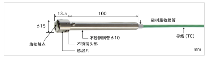 日本安立ANRITSUE型热电偶 A-231E-01-0-TC1-W K型热电偶 A-231K-01-0-TC1-W