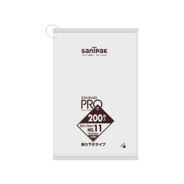 STADARD PRO 規格ポリ袋 吊り下げ H11H 11号 0.01t 半透明200P×100冊