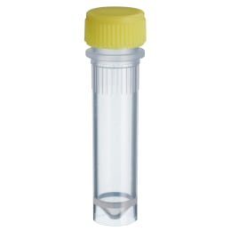 螺旋封套管2.0mL自立型黄灭菌500根