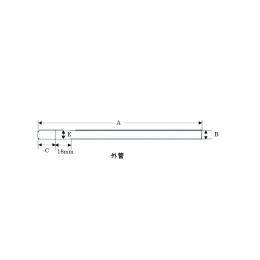 用于水溶液的对称微薄样品管仅用于BMS-005T(J)外管
